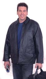 A107 MENS LEATHER  JACKET