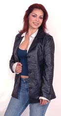 A8 LADIES BELTED LEATHER JACKET