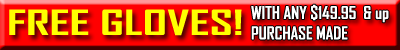 Get free leather gloves with every $99.95 purshase