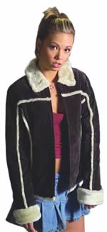 S21004 LADIES  SUEDE JACKET