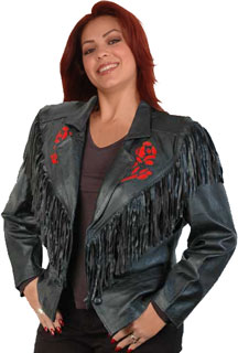 JANICE  LEATHER JACKET 