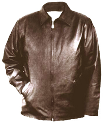A106  LEATHER STADIUM JACKET SALE $99.95