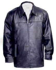 A103 MENS LEATHER STADIUM JACKET