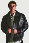 A220036 MENS WAIST LEATHER  JACKET