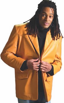 Style A24000 Mens  Leather  Western Blazer  -- San Diego Leather Jacket