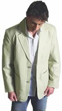 A24100 MENS  LEATHER BLAZER