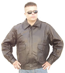 G101 Mens Leather Waist Jacket