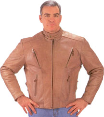 2000 LEATHER BIKER JACKET SIDE VIEW