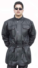 c1001 Biker Long Jacket
